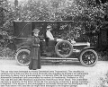 19120000c AMALIA DEMETRIADI (née Thalassinos) probably and chauffeur Cox with car